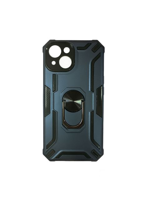Carcasa Funda Para iPhone 15 Con Anillo Soporte Azul-0
