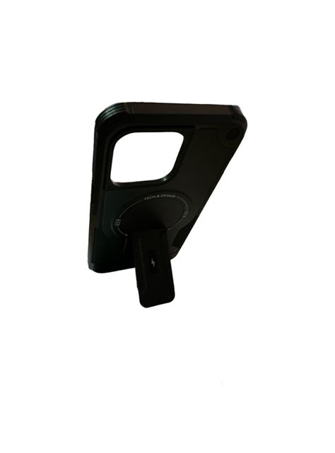 Carcasa Tipo Armor Magsafe Para iPhone 15 Negro-1