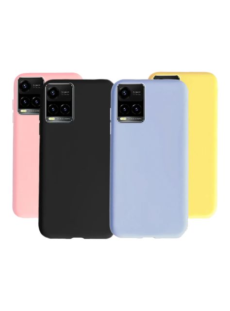 Carcasa Para Vivo Y27 5G Goma Azul Oscuro-3
