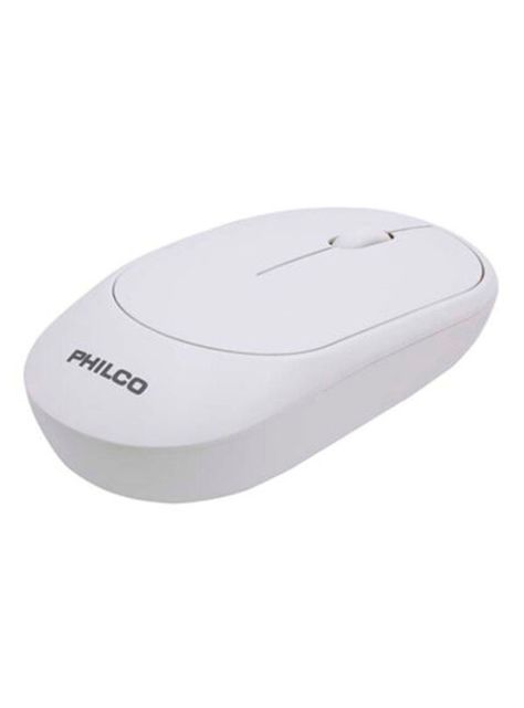 Mouse Philco Inalámbrico Receptor USB Blanco-2