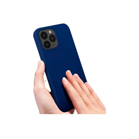 Carcasa Para iPhone 15 Goma Azul-2
