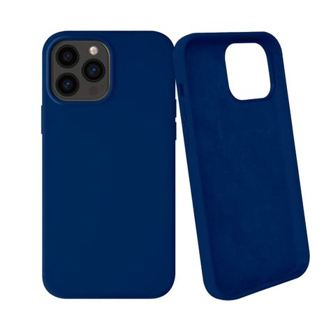 Carcasa Para iPhone 15 Goma Azul-0