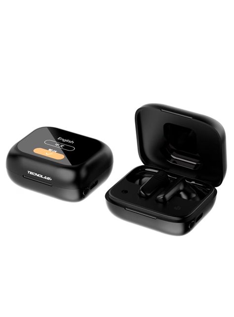 Audifonos Inalámbricos Bluetooth Pantalla Touch Negro-1