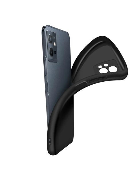 Carcasa Funda Vivo  Y55 5G Goma Turquesa-2