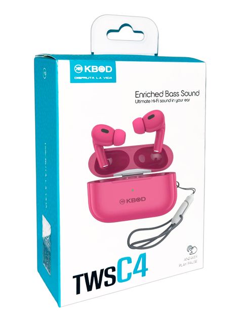 Audifono Inalambrico Bluettoth Manos Libres KBOD TWSC4 Color-3