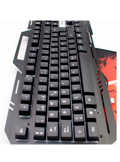 Pack Gamer Teclado + Mouse + Mouse Pad + Audifonos Gamer-1