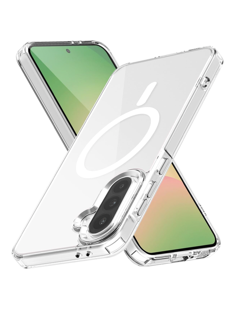 Carcasa Funda Transparente Para Samsung A16 Magsafe-0