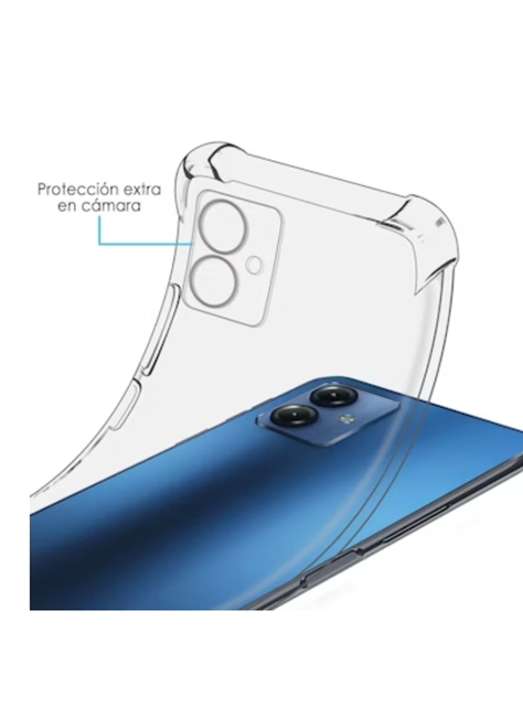 Carcasa Transparente Reforzados Para Motorola G14-2