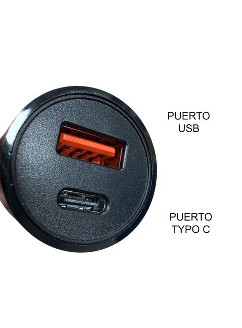 Cargador De Auto Doble USB Y Typo C Carga Rapida 38W-3