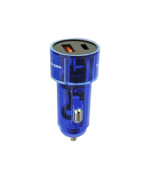 Cargador De Auto Doble USB Y Typo C Carga Rapida 38W-1