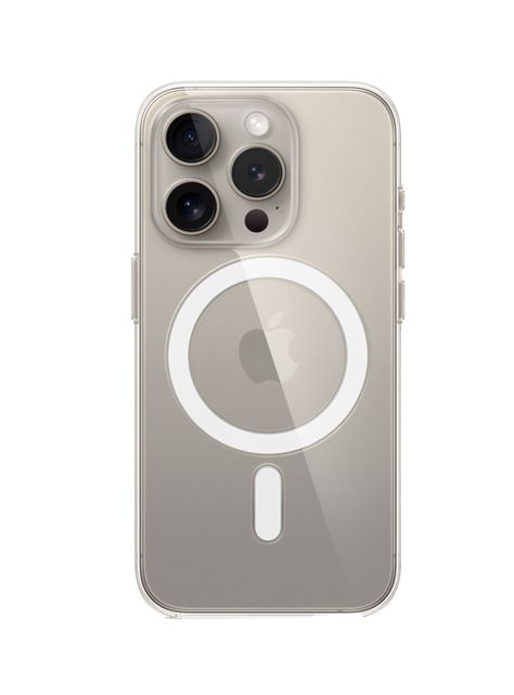 Carcasa Transparente Magsafe Para iPhone 15 Pro-0