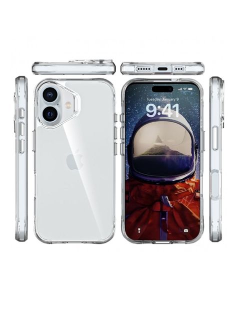 Carcasa Transparente Space Para iPhone 16-1