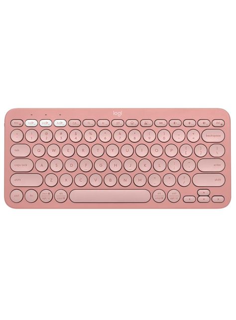 Teclado Inalambrico En Español Pebble Keys 2 K380S Rosado-0