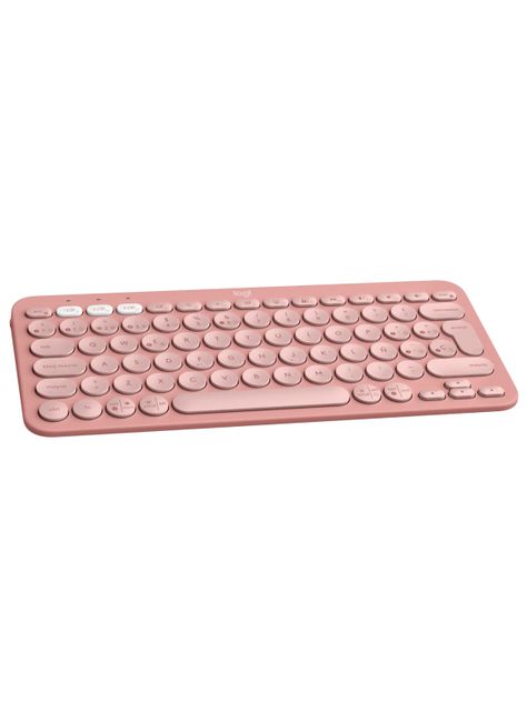 Teclado Inalambrico En Español Pebble Keys 2 K380S Rosado-2