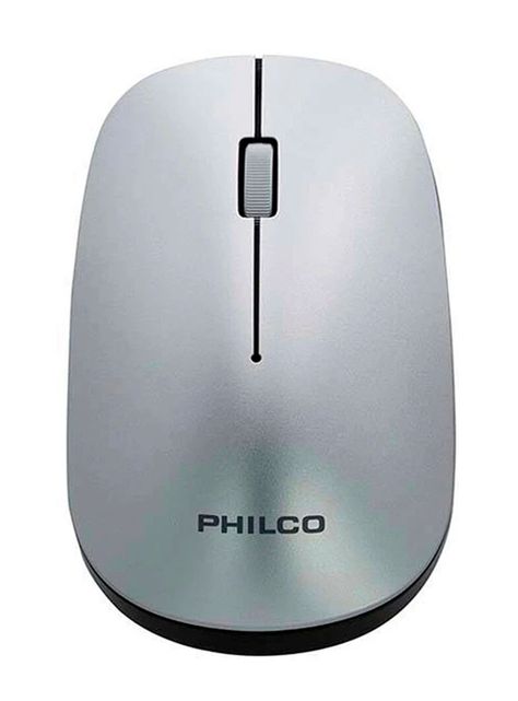 Mouse Inalámbrico Philco Con Receptor USB 7305 Gris-0