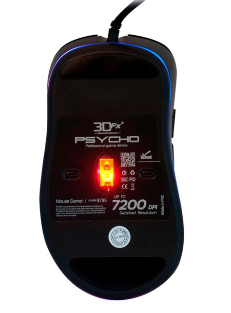 Mouse Gamer Alambicó Psycho Professional 7200dpi-1
