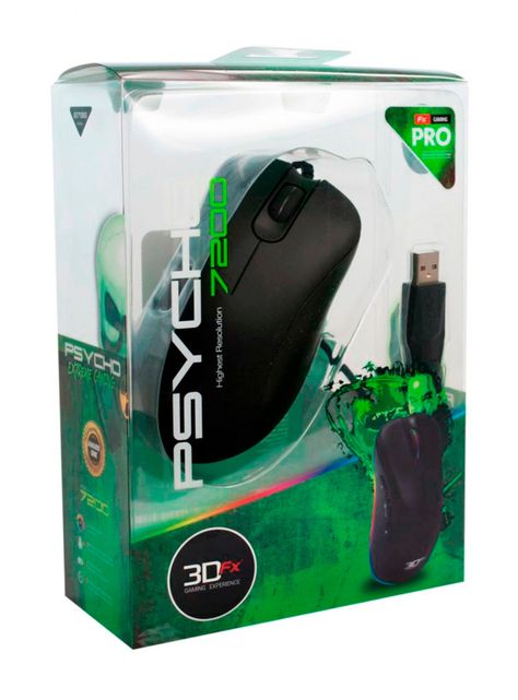 Mouse Gamer Alambicó Psycho Professional 7200dpi-3