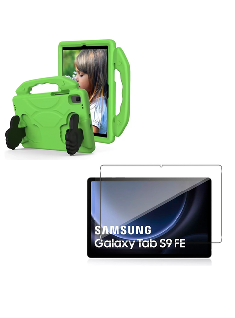 Carcasa Niño Antigolpe Para Tablet Samsung S9 fe 10.9 + Mica-1