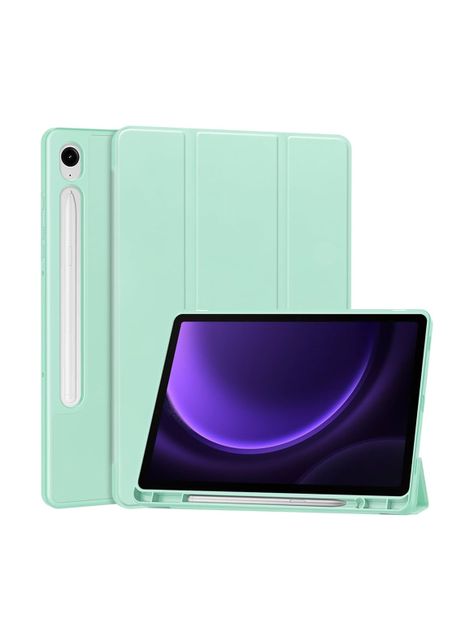 Fundas Smart Cover Para Samsung S9 Fe 10.9 Turquesa-0