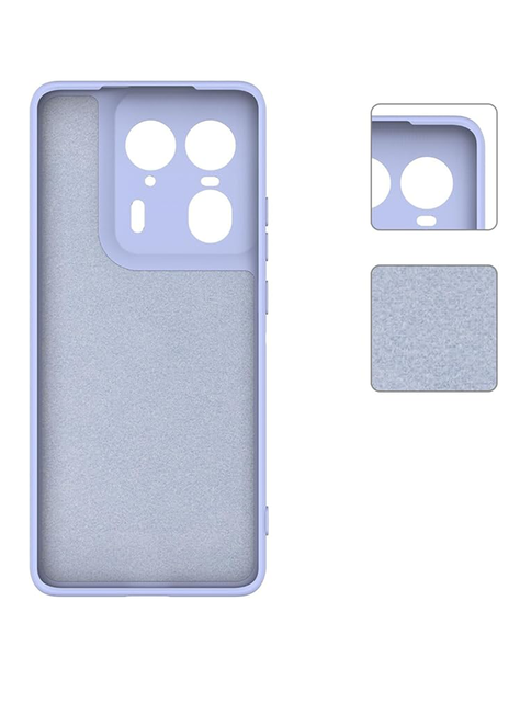 Carcasa Funda Para Motorola Edge 50 Ultra Goma Lila-2