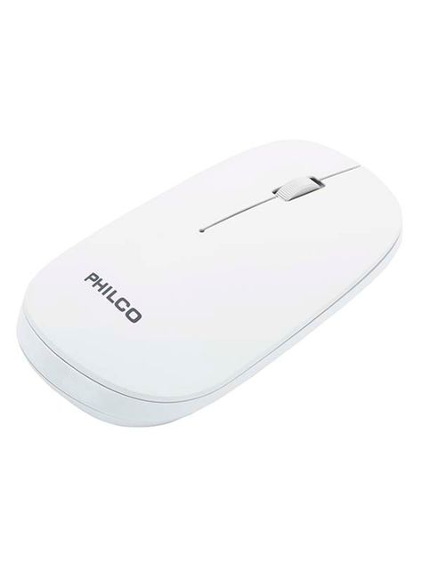 Mouse Inalámbrica Philco Con Receptor USB Blanco-2