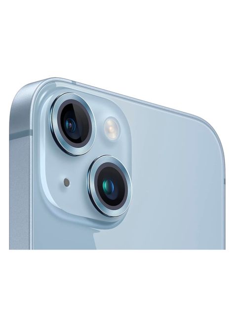 Protector Lente Camara Para iPhone 15 Pro/Pro Max Metal Celeste-3