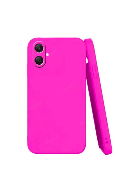 Carcasa Para Samsung A05 Goma Fucsia-0