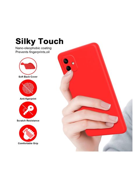 Carcasa Para Samsung A05 Goma Fucsia-2