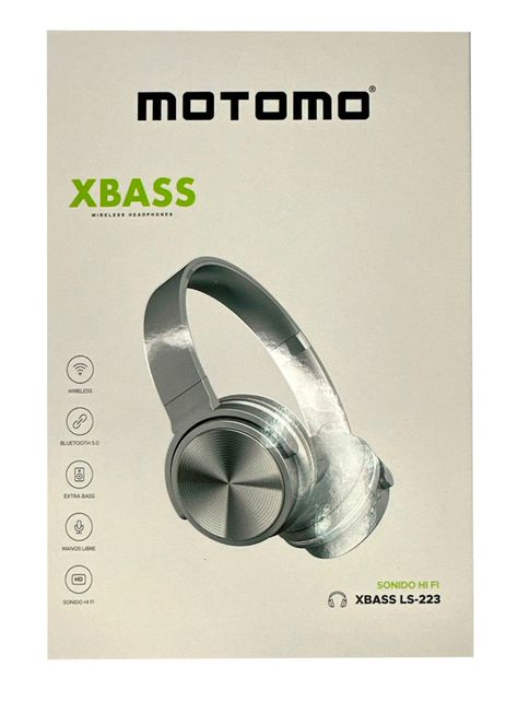 Audifonos Inalámbricos Bluetooth XBASS LS223 Negro-2