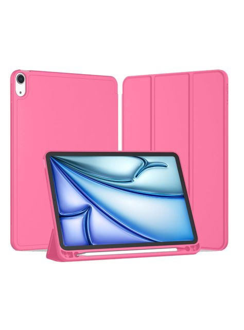 Funda Smart Cover Para iPad Air 10.9 4ta 5ta Ranura Fucsia-2