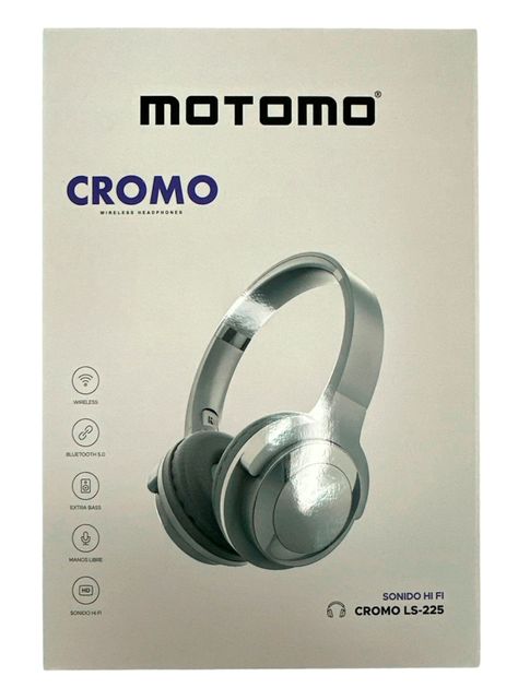 Audifonos Inalámbricos Bluetooth Mano Libre Cromo Gris-3