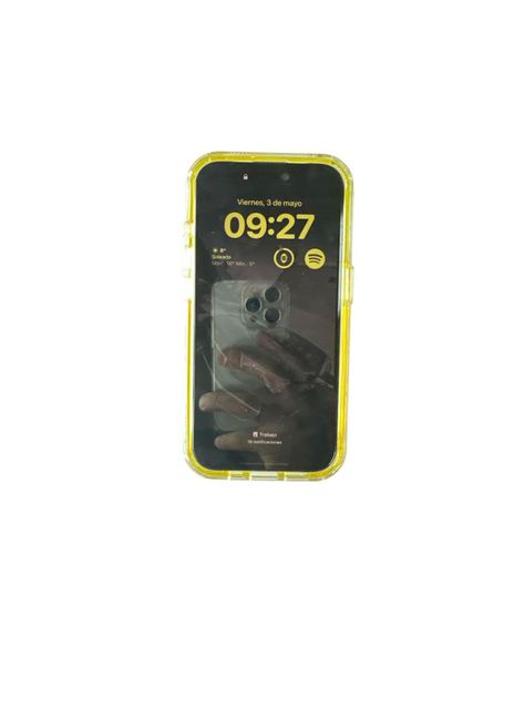 Carcasa Para iPhone 15 Antigolpes Space Amarillo-2