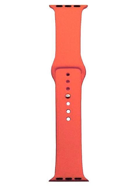 Correa Compatible Con Apple Watch 42mm 44mm 45mm Goma Coral-0