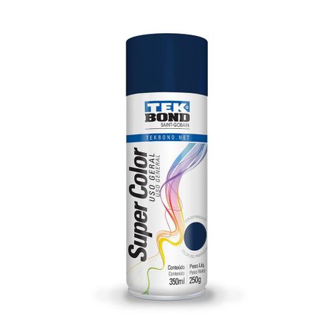 Pintura Aerosol Spray Uso General Azul Oscuro 350 Ml-0