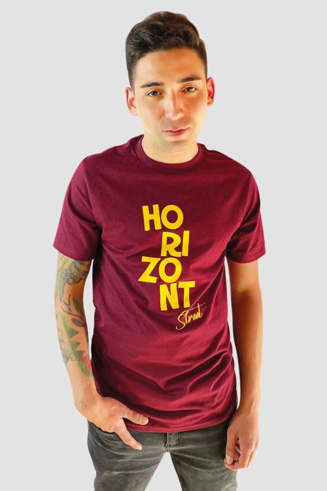 polera manga corta Horizontstreet-0