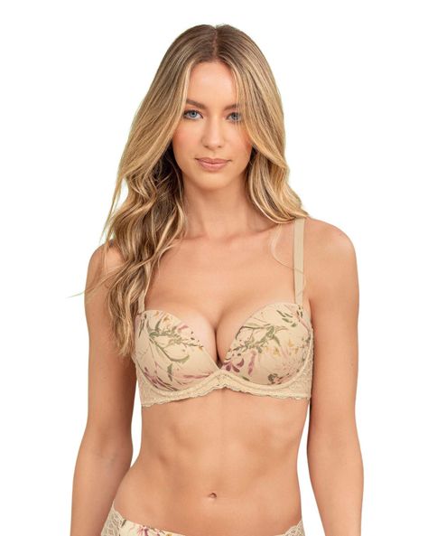 Brasieres Triple Realce 091043 Crema-0