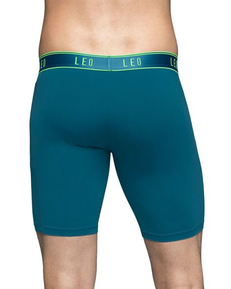 Ropa Interior Masculina Boxer Deportivo 033309 Azul Petroleo-1