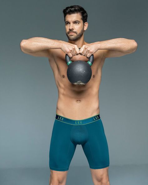 Ropa Interior Masculina Boxer Deportivo 033309 Azul Petroleo-3