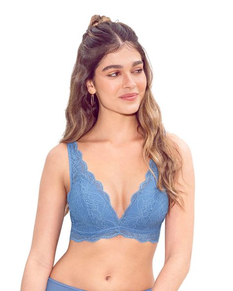 Sostén Bralette 091012 Azul Medio-0