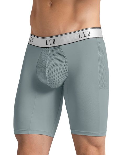 Ropa Interior Masculina Boxer Deportivo 033309 Gris claro-0