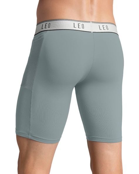 Ropa Interior Masculina Boxer Deportivo 033309 Gris claro-1