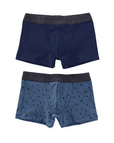 Infantil Bóxer niño 33155X2 Azul Estampado-0
