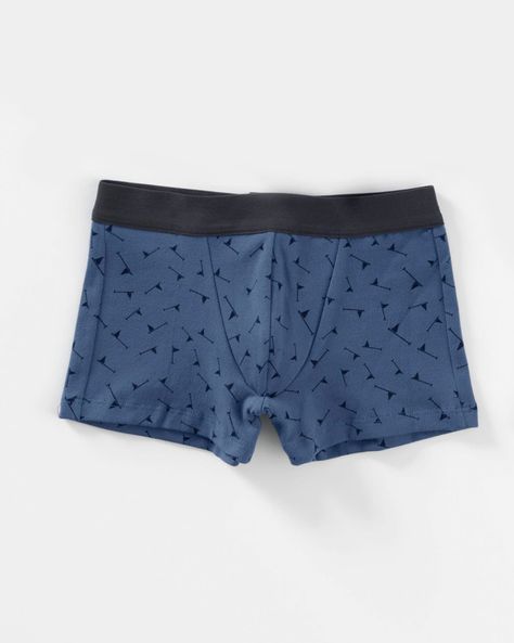 Infantil Bóxer niño 33155X2 Azul Estampado-1