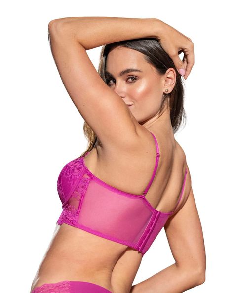 Sostén Realce Medio 011965 Fucsia-1