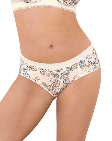 Panties Hipsters y Cacheteros 012686 Crema-0