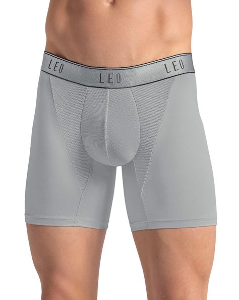 Ropa Interior Masculina Boxer Medio 033354 Gris-0