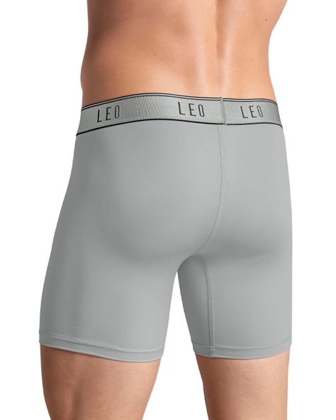 Ropa Interior Masculina Boxer Medio 033354 Gris-1