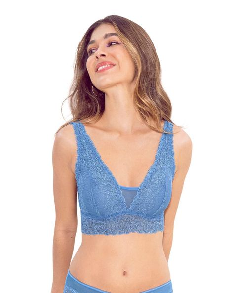 Brasieres Bralette 011971 Azul-0