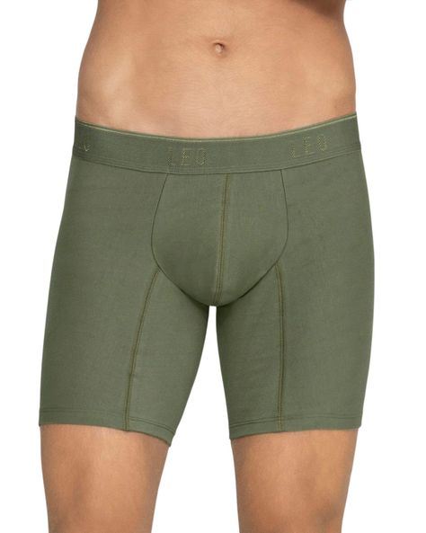 Ropa Interior Masculina Boxer Medio 033123 Verde-0