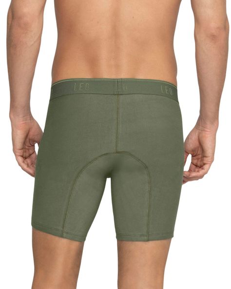Ropa Interior Masculina Boxer Medio 033123 Verde-1